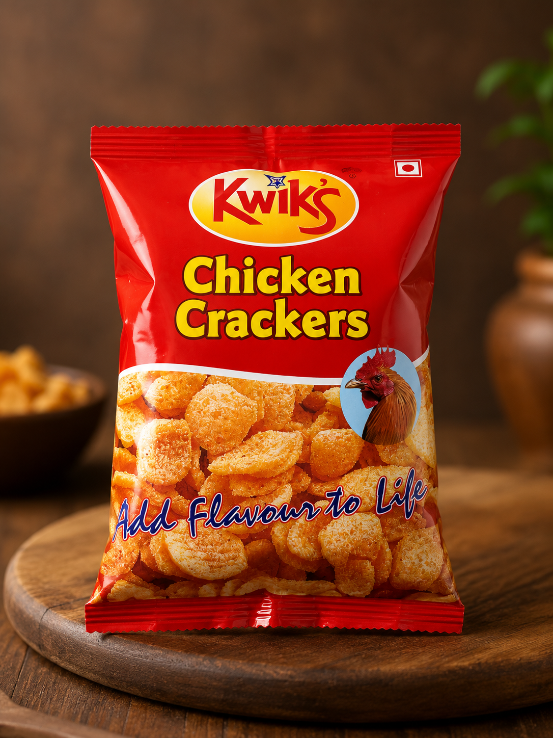 Kwik's Chicken Cracker-18gm — बा को स्टोर